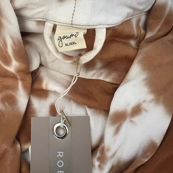 NWT Goumi Kids Mom Red Rocks Womens Robe XL / XXL Bamboo Organic Cotton Pockets - Picture 3 of 3